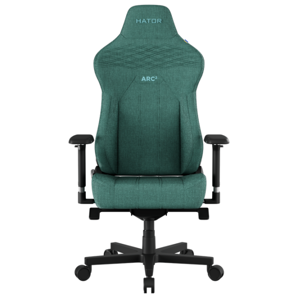 Scaun Gaming Hator Arc 2 XL Fabric Emerald Blue photo 1