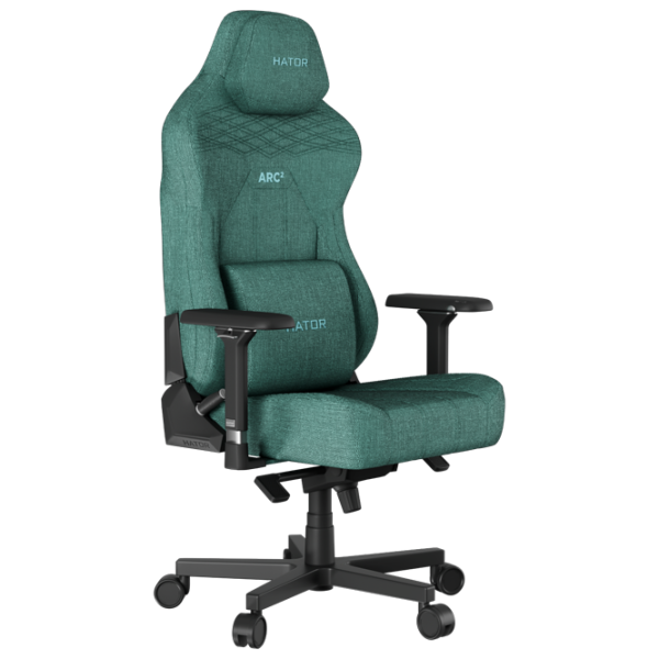 Scaun Gaming Hator Arc 2 XL Fabric Emerald Blue photo 2