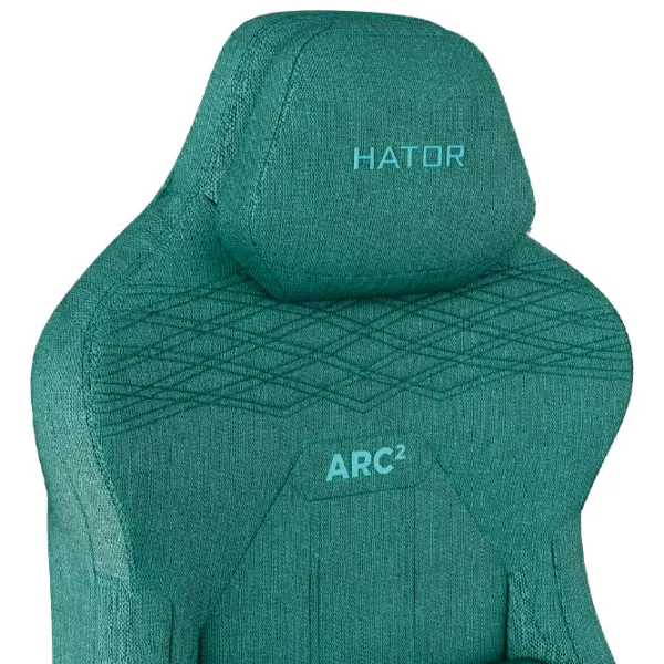Scaun Gaming Hator Arc 2 XL Fabric Emerald Blue photo 8