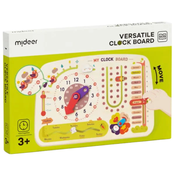 Развивающий набор Mideer My Clock Board 2+/ Логическая игра photo 1