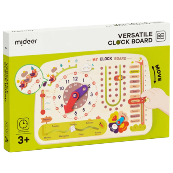 Развивающий набор Mideer My Clock Board 2+/ Логическая игра photo 1