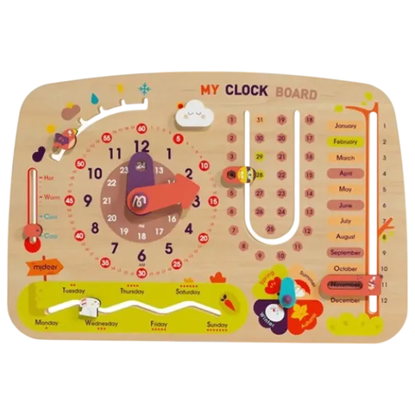 Развивающий набор Mideer My Clock Board 2+/ Логическая игра photo 2