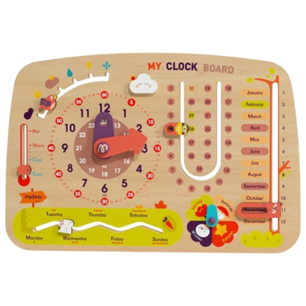Развивающий набор Mideer My Clock Board 2+/ Логическая игра photo 2