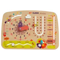 Joc educativ Mideer My Clock Board 2+/ Joc de logică photo 2