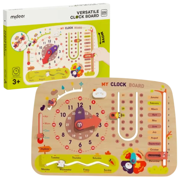Развивающий набор Mideer My Clock Board 2+/ Логическая игра photo 3