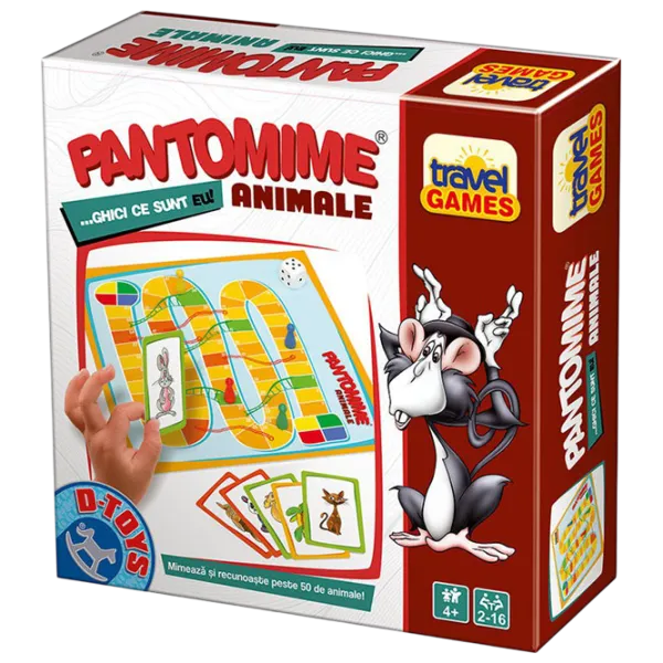 Настольная игра D-TOYS Animal Pantomimes 4+/ Развлекательная  photo 1