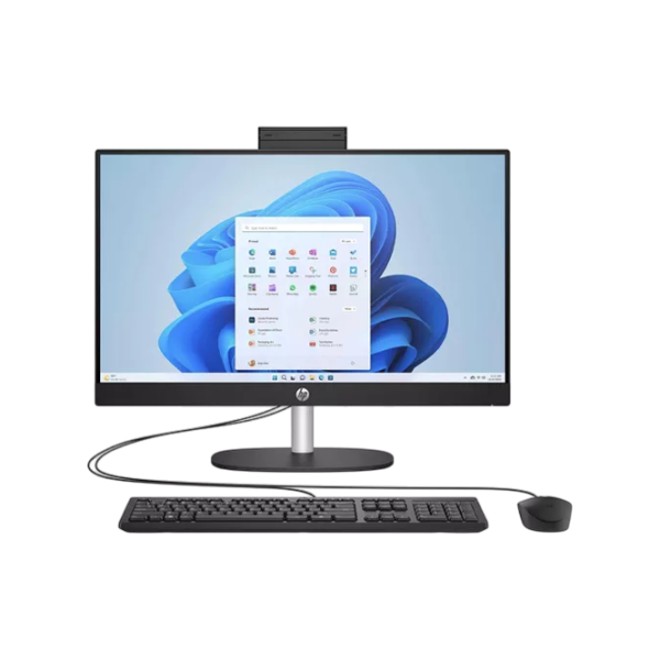 All-in-One PC HP AIO 24" Full HD Ryzen 3/ 24-cr0023ci/ 8 GB/ 512 GB/ Black photo 1