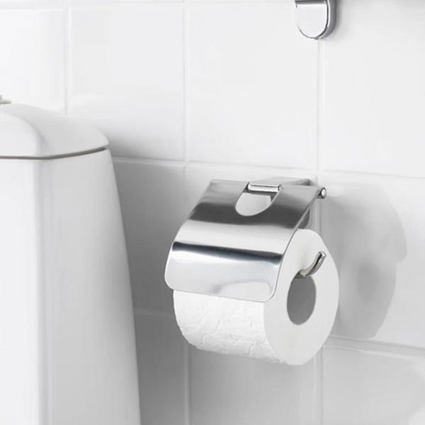 Suport hârtie igienică Ikea Kalkgrund  Oțel inoxidabil photo 2