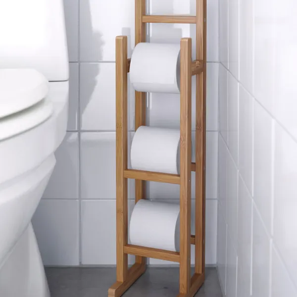 Suport hârtie igienică Ikea Ragrund  Bambus photo 2