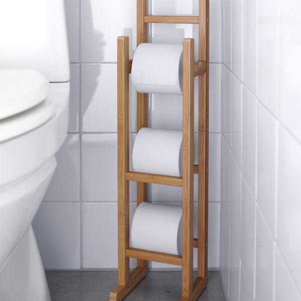 Suport hârtie igienică Ikea Ragrund  Bambus photo 2
