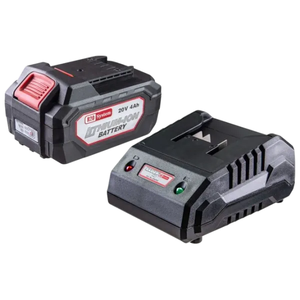 Комплект из аккумулятора и зарядного устройства Raider RDP-R20 Li-Ion / 4 Ач / 20 В photo 1 Комплект из аккумулятора и зарядного устройства Raider RDP-R20 Li-Ion / 4 Ач / 20 В photo 1