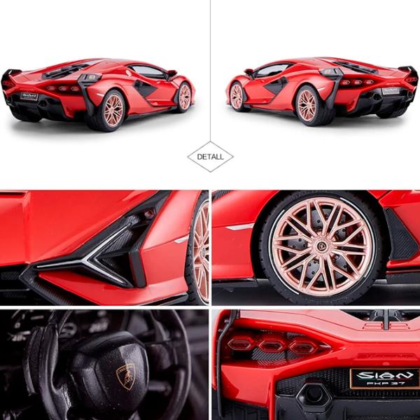 Машинка Rastar Lamborghini SIAN 97700 8 км/ч / 2.4 ГГц / Серый Красный photo 4 Машинка Rastar Lamborghini SIAN 97700 8 км/ч / 2.4 ГГц / Серый Красный photo 4