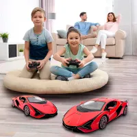 Mașină Rastar Lamborghini SIAN 97700 8 km/h / 2.4 GHz / Gray Red photo 7
