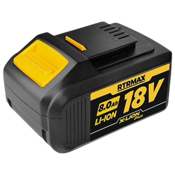 Аккумулятор для инструментов RTRMAX RTX1808P  Li-Ion / 8 Ач / 18 V photo 1 Аккумулятор для инструментов RTRMAX RTX1808P  Li-Ion / 8 Ач / 18 V photo 1