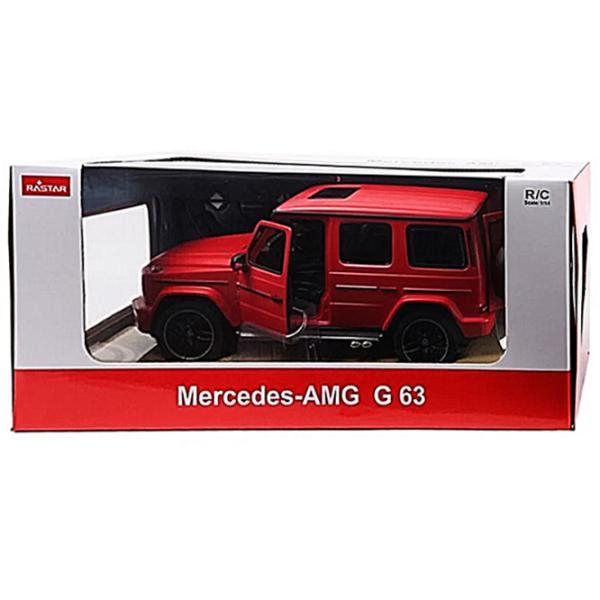 Mașină Rastar Mercedes-Benz G63 95700 7 km/h / 2.4 GHz / Black Red photo 6