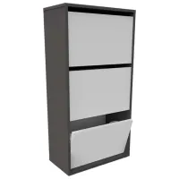Dulap pentru încălțăminte ML-Mobila МЛ - 2 118 x 60 x 25 /Anthracite /Anthracite