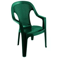 Scaun de grădină Sanja Valentina Plastic / Plastic / Green 