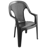 Scaun de grădină Sanja Valentina Plastic / Plastic / Antracit 