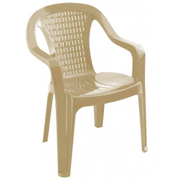 Scaun de grădină Sanja Valerija Varijant Plastic / Plastic / Beige  photo 1