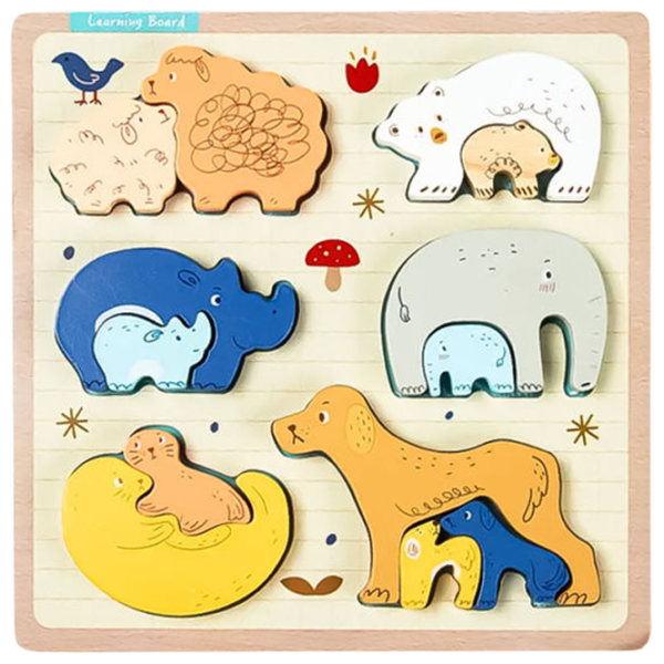 Joc educativ New World Pets Parents & Children 3+/ Dezvoltare photo 1