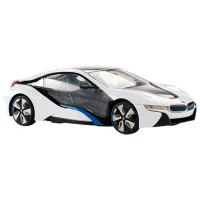 Mașină Rastar BMW i8 49600-8 8 km/h / 2.4 GHz / Gray White photo 3