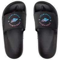 Șlapi pentru copii 4F F042A Black Pink