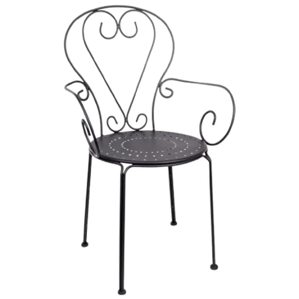 Scaun de grădină Green Bay MOKA Metal / Metal / Black  photo 1 Scaun de grădină Green Bay MOKA Metal / Metal / Black  photo 1