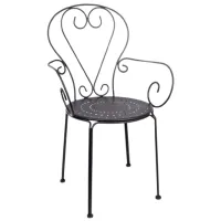 Scaun de grădină Green Bay MOKA Metal / Metal / Black 