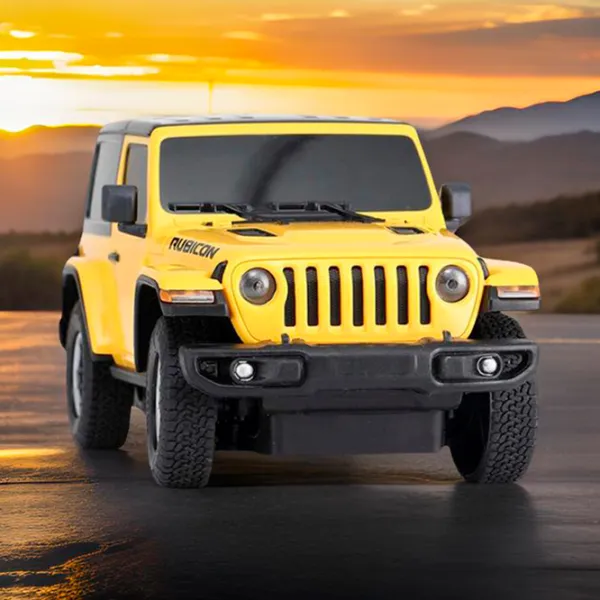 Mașină Rastar JEEP Wrangler JL 79500 8 km/h / 2.4 GHz / Black Yellow photo 6