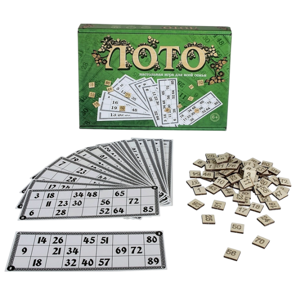 Настольная игра Strateg Lotto 6+/ Лотерея photo 1