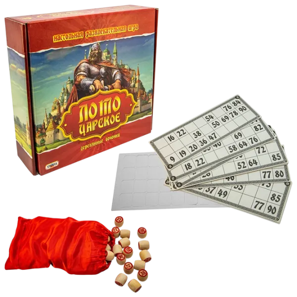 Настольная игра Strateg Tsarskoe Lotto 10+/ Лотерея photo 1