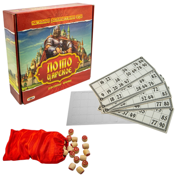 Настольная игра Strateg Tsarskoe Lotto 10+/ Лотерея photo 1