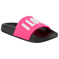 Șlapi pentru copii Coqui 6383 Pink Black