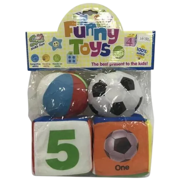 Развивающий набор New World Funny Toys 1+/ Набор кубиков photo 1