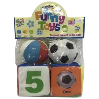 Joc educativ New World Funny Toys 1+/ Set de cuburi