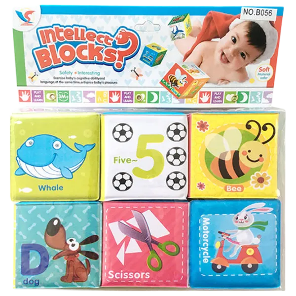 Joc educativ Insportline Intellect Blocks 1+/ Set de cuburi photo 1