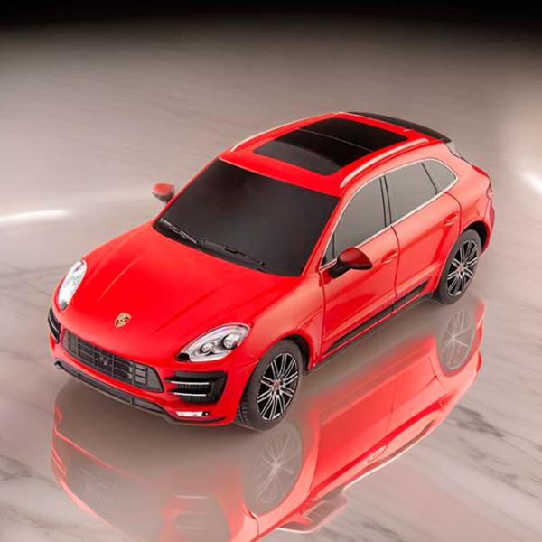 Mașină Rastar PORSCHE Macan Turbo 71800 8 km/h / 2.4 GHz / Gray Red photo 7
