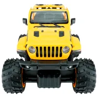 Mașină Rastar JEEP Wrangler JL with Big foot design 79410 8 km/h / 2.4 GHz / Black Yellow photo 2