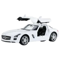 Mașină Rastar Mercedes-Benz SLS 47600-8 10 km/h / 2.4 GHz / Black White