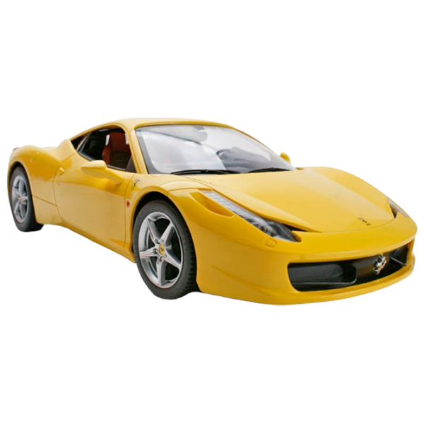 Машинка Rastar Ferrari 458 Italia 47300-8 9 км/ч / 2.4 ГГц / Серый Желтый photo 1 Машинка Rastar Ferrari 458 Italia 47300-8 9 км/ч / 2.4 ГГц / Серый Желтый photo 1