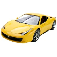 Mașină Rastar Ferrari 458 Italia 47300-8 9 km/h / 2.4 GHz / Gray Yellow photo 2