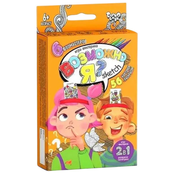 Настольная игра Danko Toys Can I? Sketch 6+/ Развлекательная  photo 1