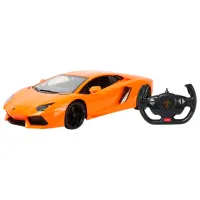 Mașină Rastar Lamborghini Aventador LP700 52660 / 2.4 GHz / Black Orange photo 6