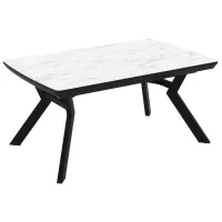 Masă de bucătărie extensibilă Magnus Robat MDF/ White