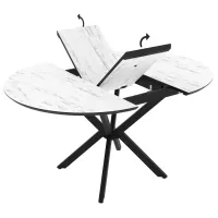 Masă de bucătărie extensibilă Magnus Dobok MDF/ Gray photo 4