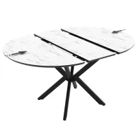 Masă de bucătărie extensibilă Magnus Dobok MDF/ Gray photo 5