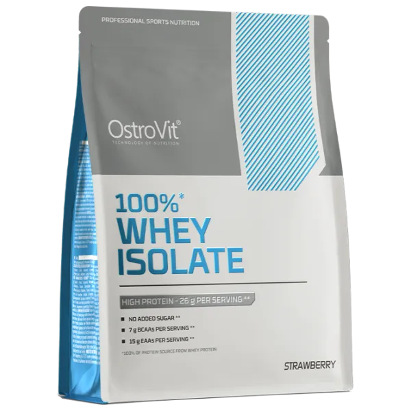 Proteină OstroVit 100% Whey Isolate 300 g ( 5903933917405) praf / Сăpșuni photo 1 Proteină OstroVit 100% Whey Isolate 300 g ( 5903933917405) praf / Сăpșuni photo 1
