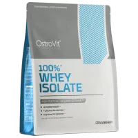 Proteină OstroVit 100% Whey Isolate 300 g ( 5903933917405) praf / Сăpșuni