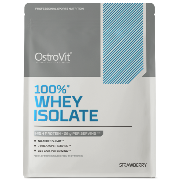 Proteină OstroVit 100% Whey Isolate 300 g ( 5903933917405) praf / Сăpșuni photo 2 Proteină OstroVit 100% Whey Isolate 300 g ( 5903933917405) praf / Сăpșuni photo 2