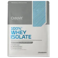 Proteină OstroVit 100% Whey Isolate 300 g ( 5903933917405) praf / Сăpșuni photo 2